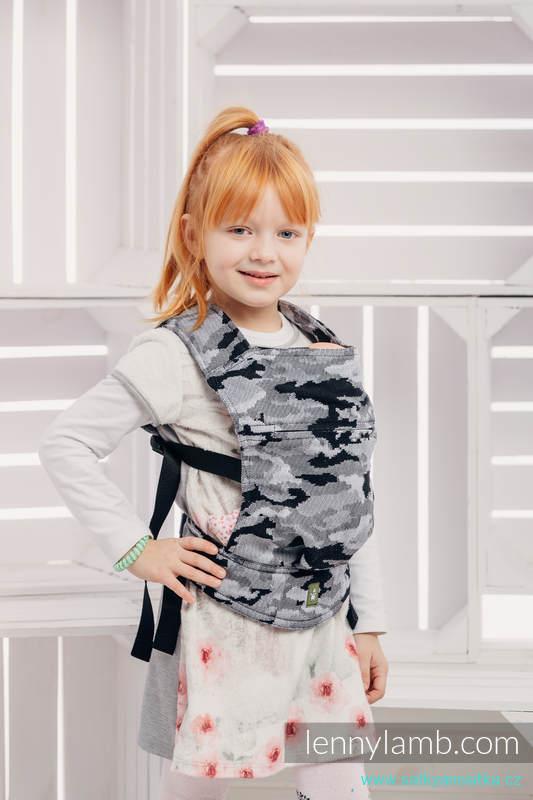 LennyLamb Nosítko pro panenky 100% Bavlna - Grey Camo - předváděcí